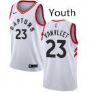 Youth Toronto Raptors #23 Fred VanVleet Swingman White Basketball Jersey