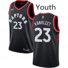 Youth Toronto Raptors #23 Fred VanVleet Swingman Black Basketball Jersey