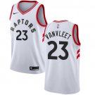 Men's Toronto Raptors #23 Fred VanVleet Swingman White Basketball Jersey