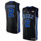 Men's Duke Blue Devils #2 Cameron Reddish Black College Basketball Jersey