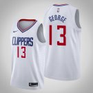 Men's Los Angeles Clippers #13 Paul George Association Stitched Jersey White