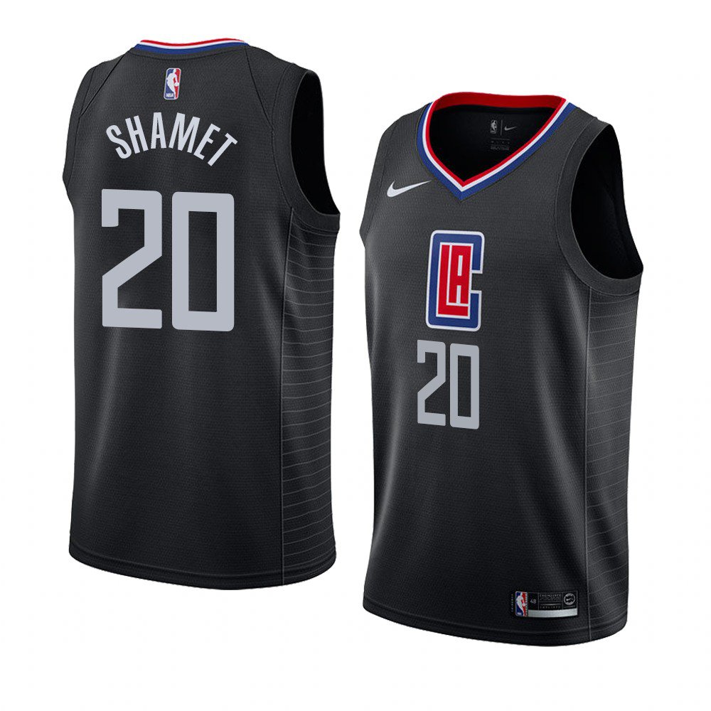 Men's Los Angeles Clippers #20 Landry Shamet Statement Swingman Jersey ...