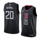 Men's Los Angeles Clippers #20 Landry Shamet Statement Swingman Jersey Black