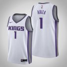 Men's Sacramento Kings #1 Trevor Ariza White Swingman Stitched Jersey Association