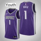 Youth Sacramento Kings #1 Trevor Ariza Purple Swingman Stitched Jersey Icon