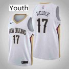 Youth New Orleans Pelicans #17 J.J. Redick White Swingman Stitched Jersey Icon