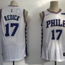 Men's Philadelphia 76ers #17 JJ Redick Basketball Swingmen Jersey White