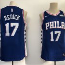 Men's Philadelphia 76ers #17 JJ Redick Basketball Swingmen Jersey Blue