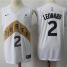 Men's Toronto Raptors #2 Kawhi Leonard City Edition Basketball Jersey White