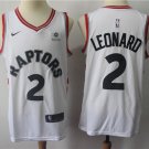 Men's Toronto Raptors #2 Kawhi Leonard Basketball Swingmen Jersey White