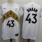Men's Toronto Raptors #43 Pascal Siakam City Edition Basketball Jersey White