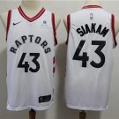 Men's Toronto Raptors #43 Pascal Siakam Basketball Swingmen Jersey White
