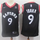 Men's Toronto Raptors #9 Serge Ibaka Basketball Swingmen Jersey Black