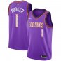 Men's Phoenix Suns #1 Devin Booker 2018/19 City Edition Basketball Jersey Purple