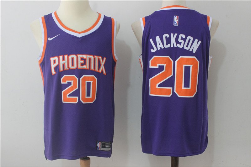Men's Phoenix Suns #20 Josh Jackson Basketball Swingmen Jersey Purple
