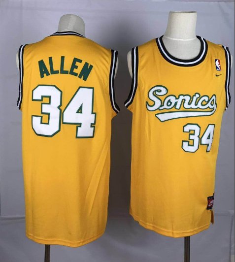 ray allen sonics jersey