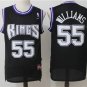 Men's Kings #55 Jason Williams Throwback Basketball Stitched Jersey Black