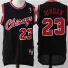 Men's Chicago Bulls #23 Michael Jordan Throwback Basketball Jersey Black