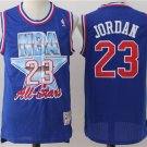 Men's Michael Jordan #23 Blue 1992 All Star Throwback Basketball Jersey
