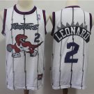 Men's Toronto Raptors #2 Kawhi Leonard Throwback Basketball Jersey White