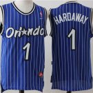 Men's Orlando Magic #1 Penny Hardaway Blue Basketball Throwback Jersey