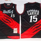 Men's Toronto Raptors #15 Vince Carter Basketball Throwback Jersey Black