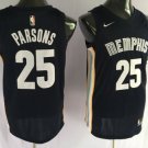 Men's Memphis Grizzlies #25 Chandler Parsons Basketball Stitched Jersey Black