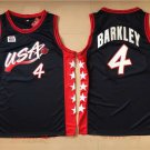 Men's Charles Barkley #4 Throwback 1996 Team USA Basketball Jersey Nvay Stitched