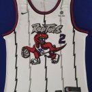 Men's Toronto Raptors #2 Kawhi Leonard Throwback Basketball Jersey White Stitched