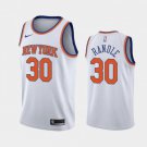 Men's New York Knicks #30 Julius Randle White Association Basketball Jersey Stitched