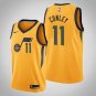 Men's Utah Jazz #11 Mike Conley Gold Swingman Stitched Jersey Statement Edition