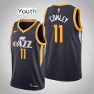 Youth Utah Jazz #11 Mike Conley Navy Swingman Stitched Jersey Icon Edition