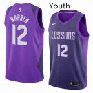 Youth Phoenix Suns #12 T.J.Warren Purple City Edition Basketball Jersey