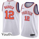 Youth Phoenix Suns #12 T.J.Warren White Association Edition Basketball Jersey