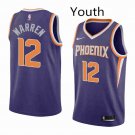 Youth Phoenix Suns #12 T.J.Warren Purple Icon Edition Basketball Jersey