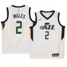 Men's Utah Jazz #2 Joe Ingles Icon Edition Swingman Basketball Jersey White