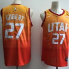Men's Utah Jazz #27 Rudy Gobert City Edition Swingman Basketball Jersey Orange