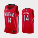 Men's New Orleans Pelicans #14 Brandon Ingram Red Basketball Jersey Stitched