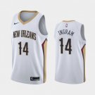 Men's New Orleans Pelicans #14 Brandon Ingram White Basketball Jersey Stitched