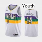 Youth New Orleans Pelicans #14 Brandon Ingram 2019 City Earned Jersey Stitched