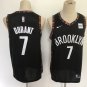 Men's Brooklyn Nets #7 Kevin Durant Black City Basketball Stitched Jersey