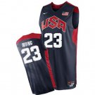 Men's Kyrie Irving #23 Throwback 2012 Team USA BasketBall Jersey Navy Stitched