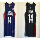 Men's Draymond Green #14 Olympics 2016 Dream Team USA BasketBall Jersey Navy