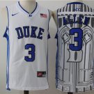 Men's Duke Blue Devils #3 Grayson Allen College Basketball Jersey White