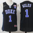 Men's Duke Blue Devils #1 Harry Giles College Basketball Jersey Black