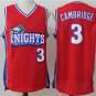 Calvin Cambridge #3 LA Knights Red Basketball Jersey Like Mike Lil Bow Wow