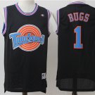 Bugs Bunny #1 Tune Squad Space Jam Movie Basketball Jersey Black
