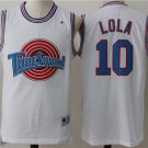 Lola Bunny #10 White Squad Space Jam Shirt Tune Basketball Jersey New