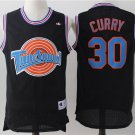 Space Jam Stephen Curry #30 Tune Squad Basketball Throwback Black Jersey