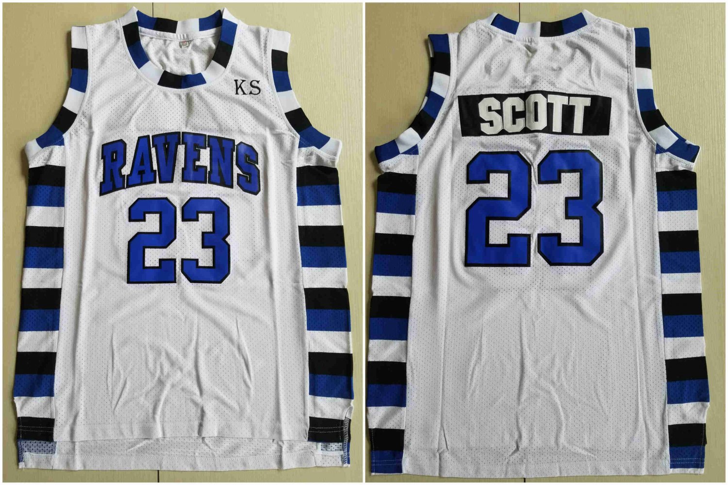 Nathan Scott #23 White One Tree Hill Ravens Basketball Jersey